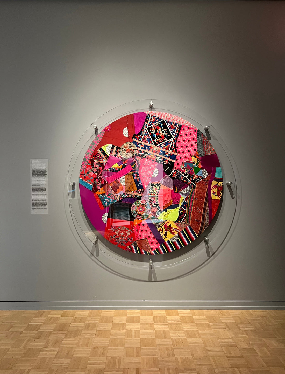 Linling Lu: Agitated Meditation, No.12, a Mixed Media Work installed at The Walters Art Museum