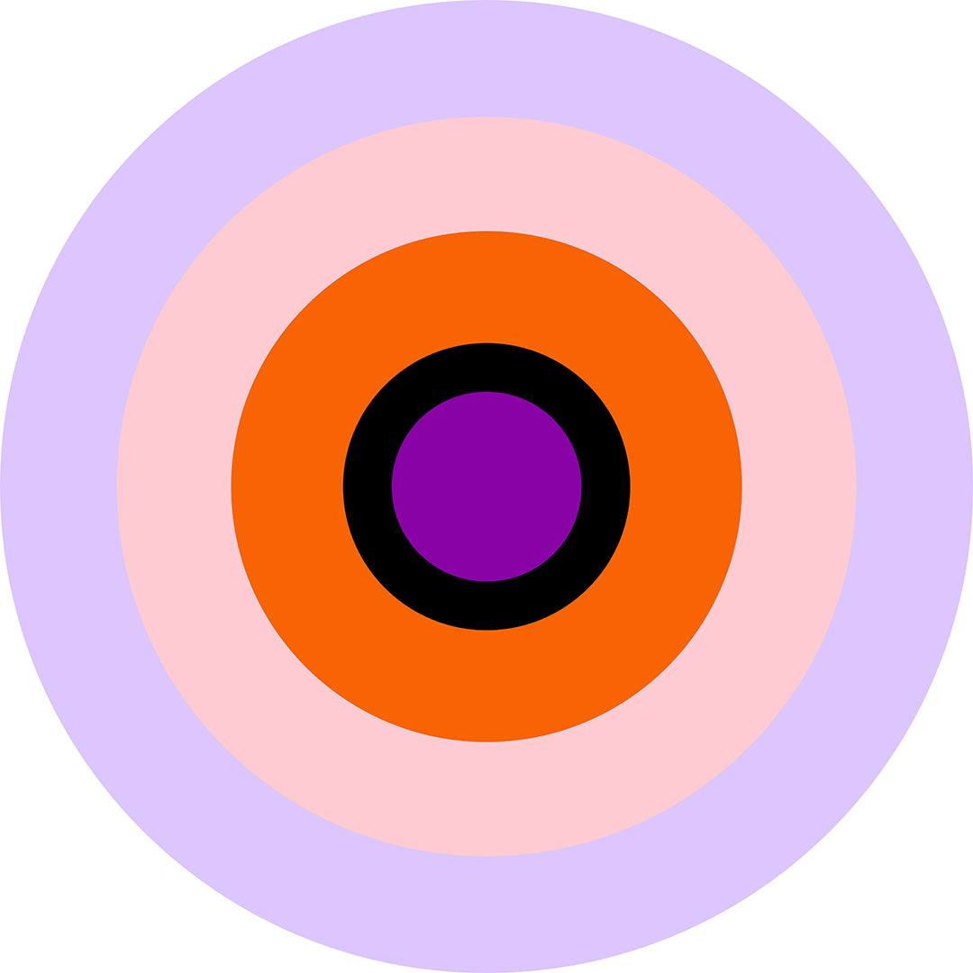 Linling Lu, Circle Dance II, Artist Design Special Edition Archival Prints on Metal, 18" diameter