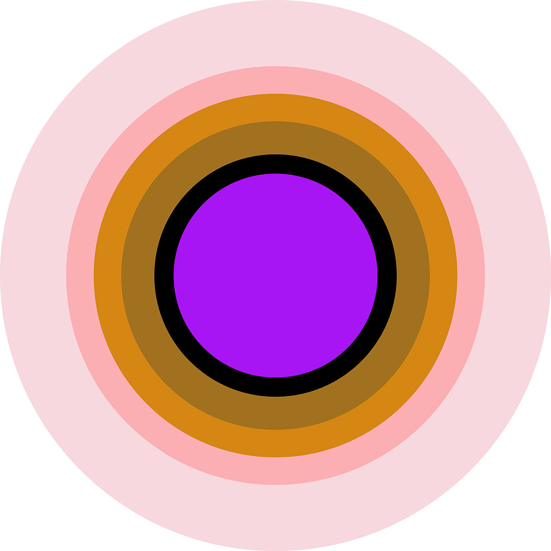 Linling Lu, Circle Dance II, Artist Design Special Edition Archival Prints on Metal, 18" diameter