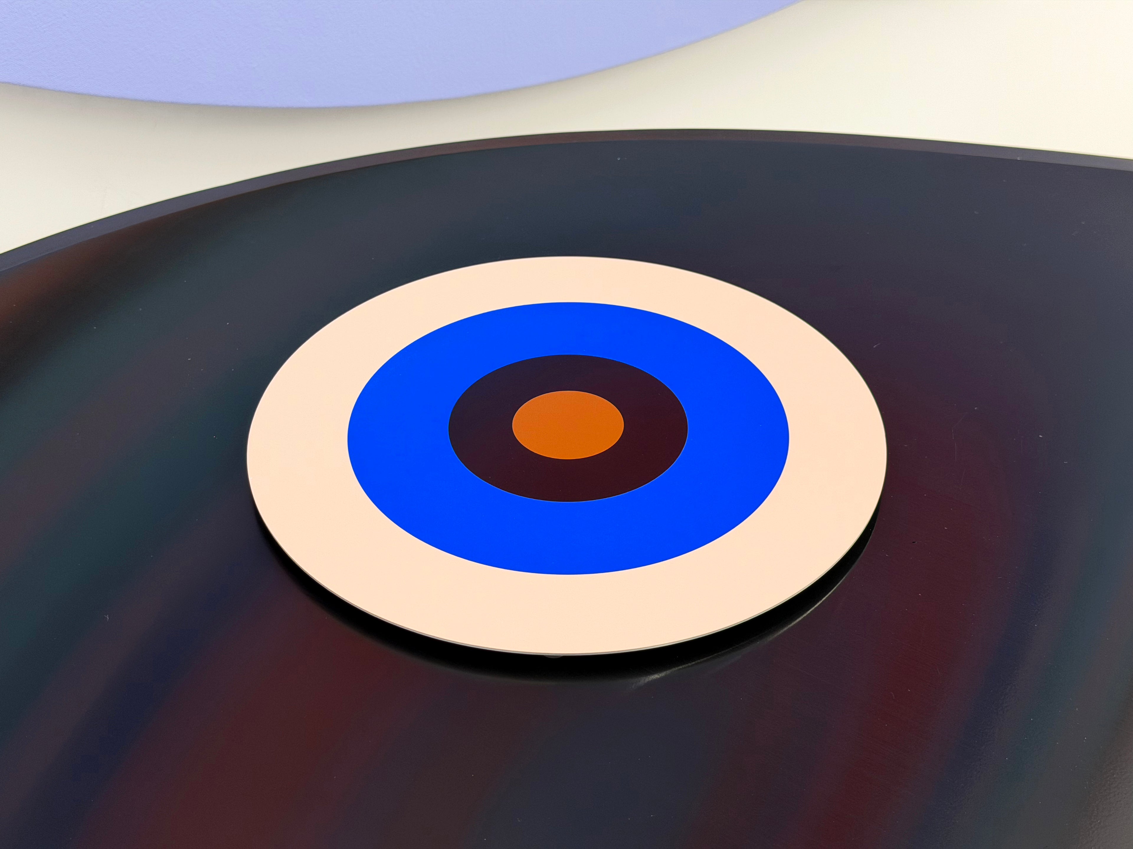 Linling Lu: Repertoire Editions - Artist Design Archival Print on Round Shaped Metal, Based on Original Paintings Exhibited in Museums and Public Collections